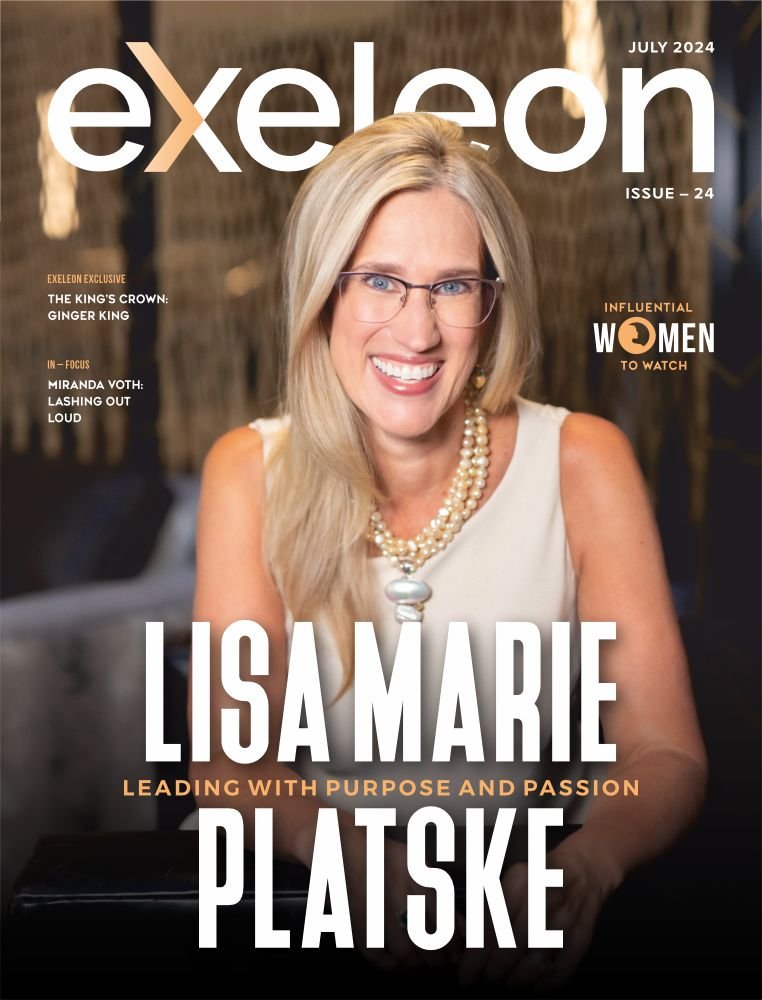 Lisa Marie Platske Cover Page in Exeleon Magazine