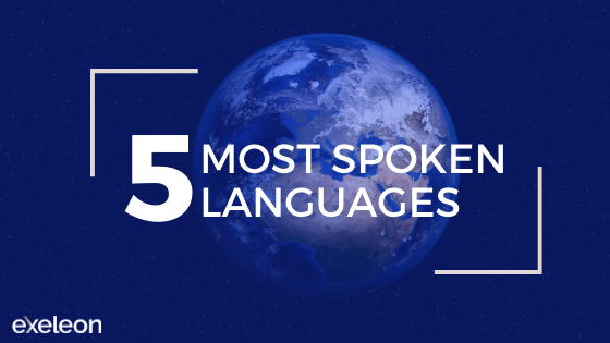 Image of most spoken languages in the world