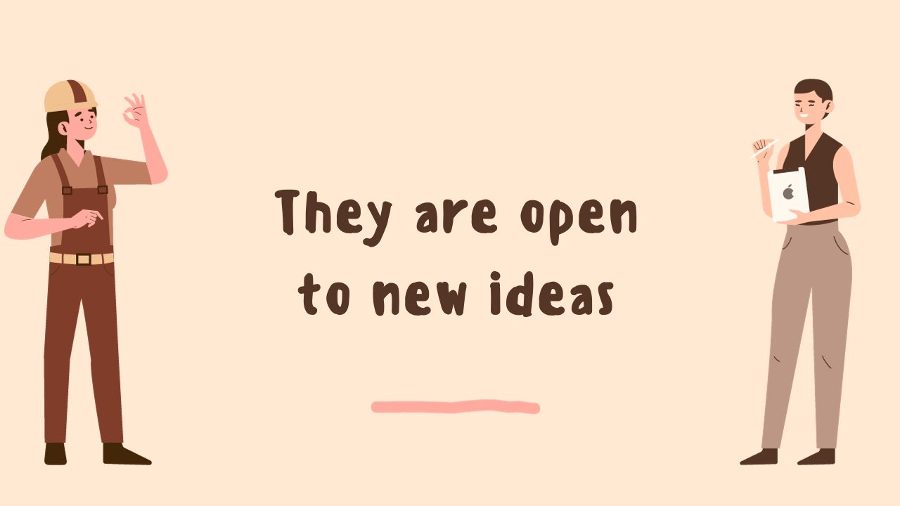 leaders are open to new ideas