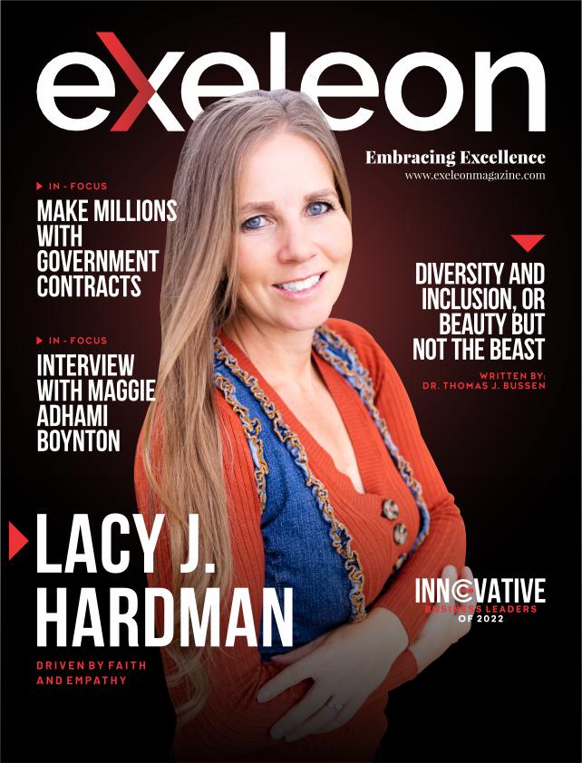 Lacy J. Hardman Exeleon Magazine Cover Page