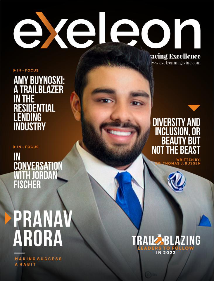 Pranav Arora Exeleon Magazine Cover Page