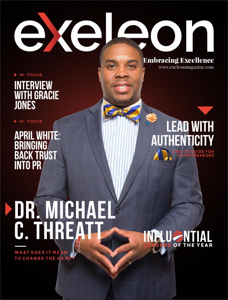 Michael C. Threatt Cover Page Exeleon Magazine