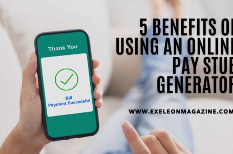 5 Benefits of Using an Online Pay Stub Generator
