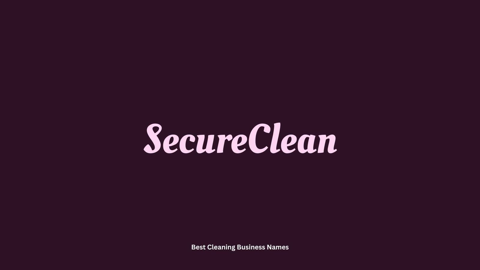 secureclean business name