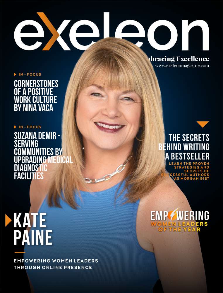 Kate Paine Exeleon Magazine Cover