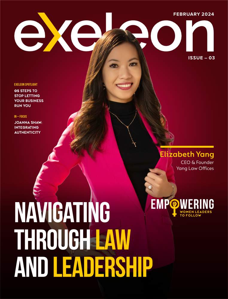 Elizabeth Yang of Yang Law in Exeleon Magazine Cover