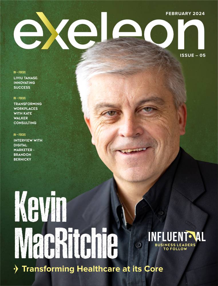 Kevin MacRitchie Cover Page in Exeleon Magazine