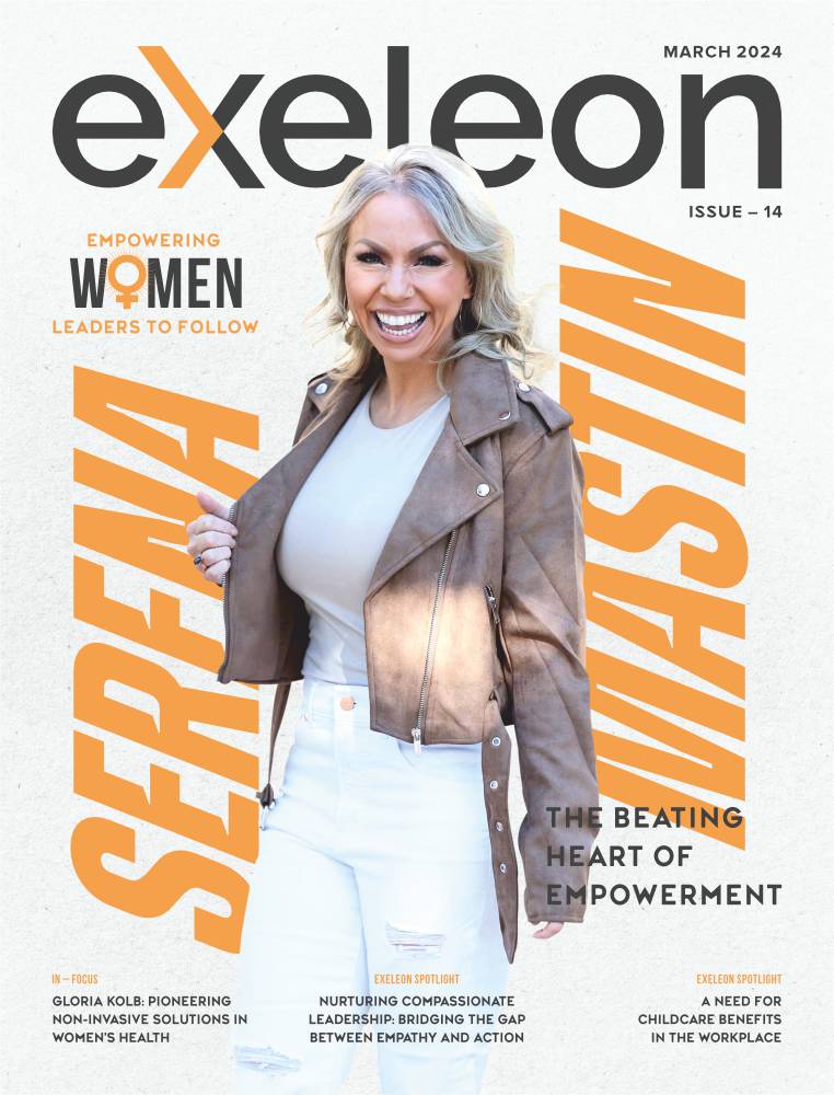 Serena Mastin on Exeleon Magazine Cover Page