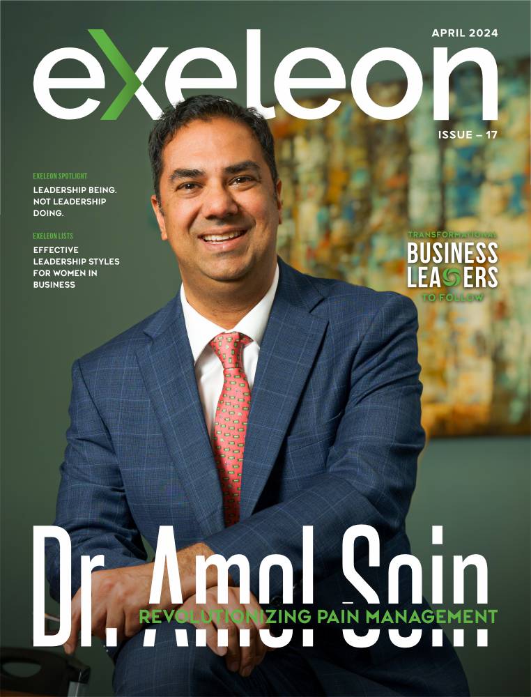 Dr. Amol Soin Cover Page in Exeleon Magazine