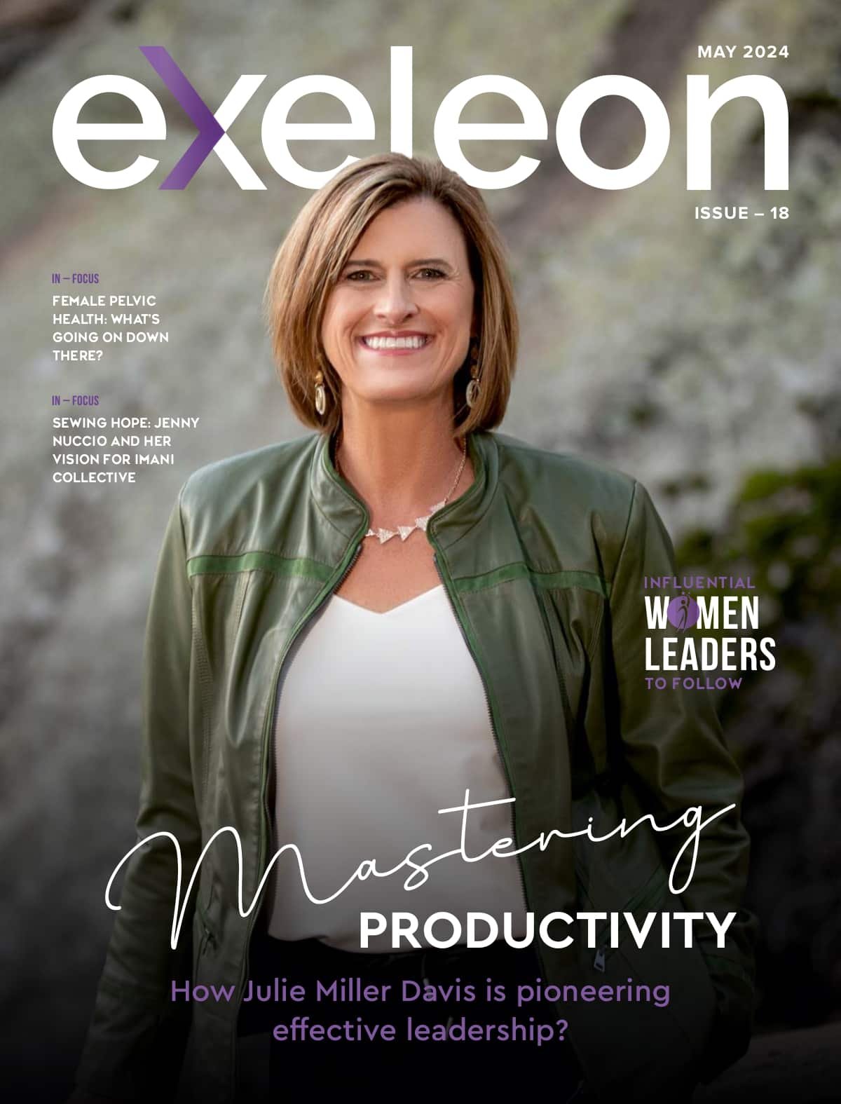 Julie Miller Davis Cover Page Exeleon Magazine