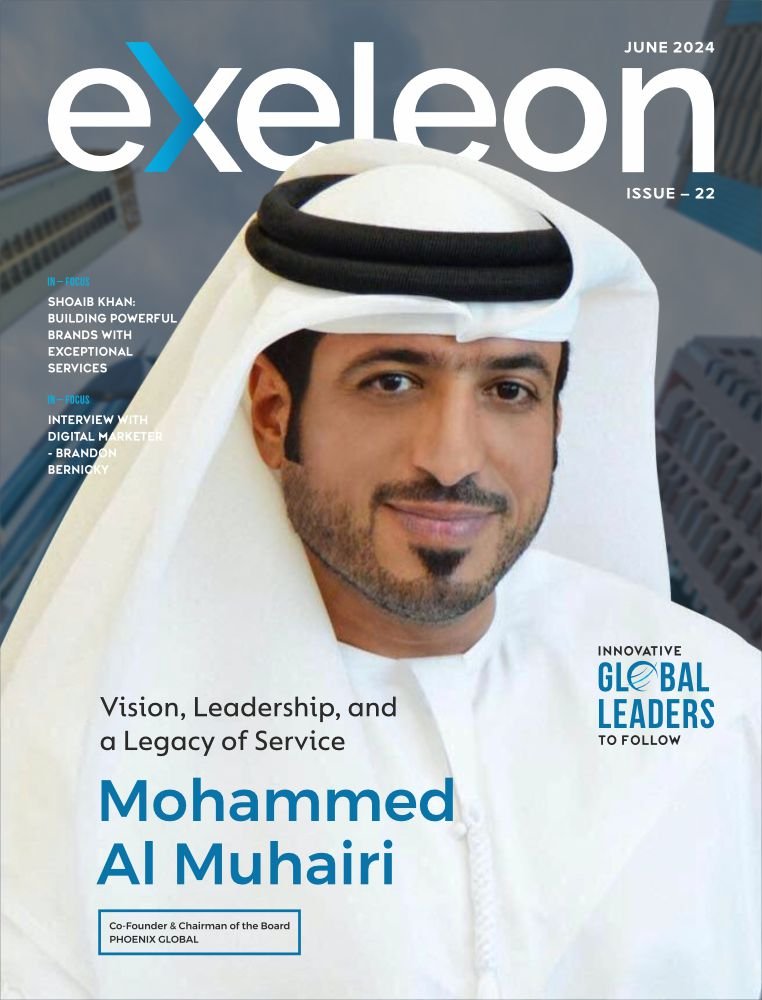 Mohammed Al Muhairi Exeleon Magazine Cover