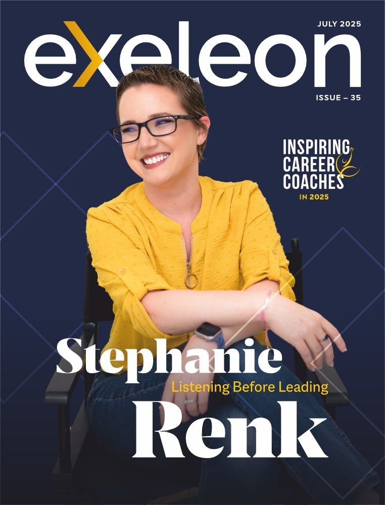 Stephanie Renk Career Coach Cover Page Exeleon Magazine