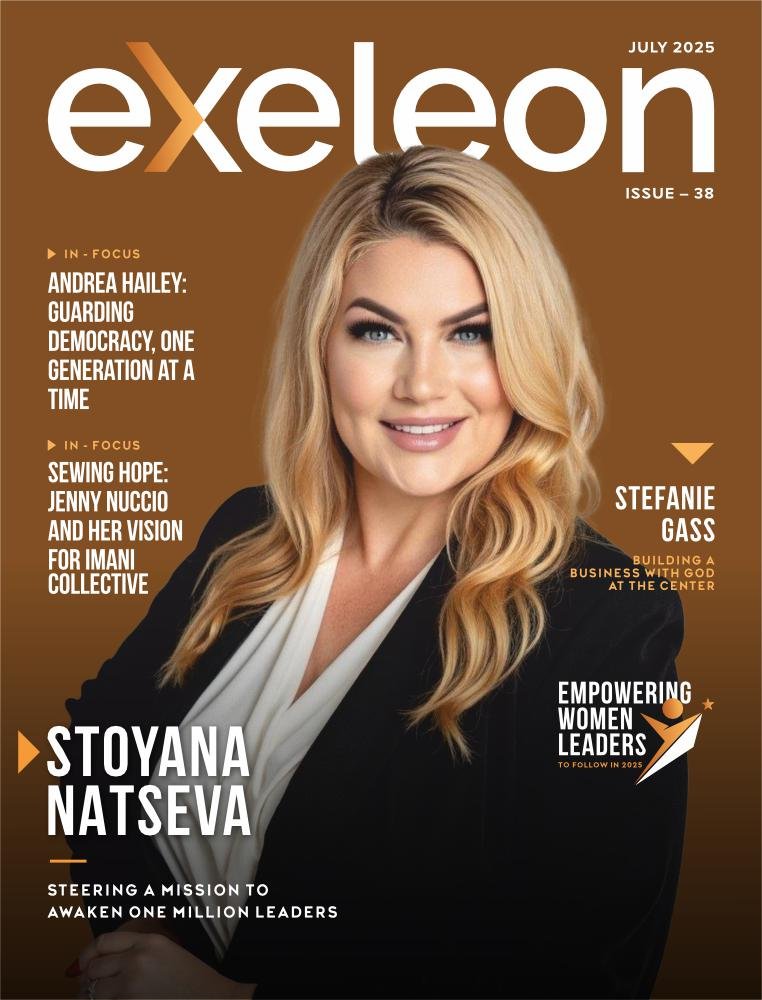 Stoyana Natseva Exeleon Magazine Cover Page