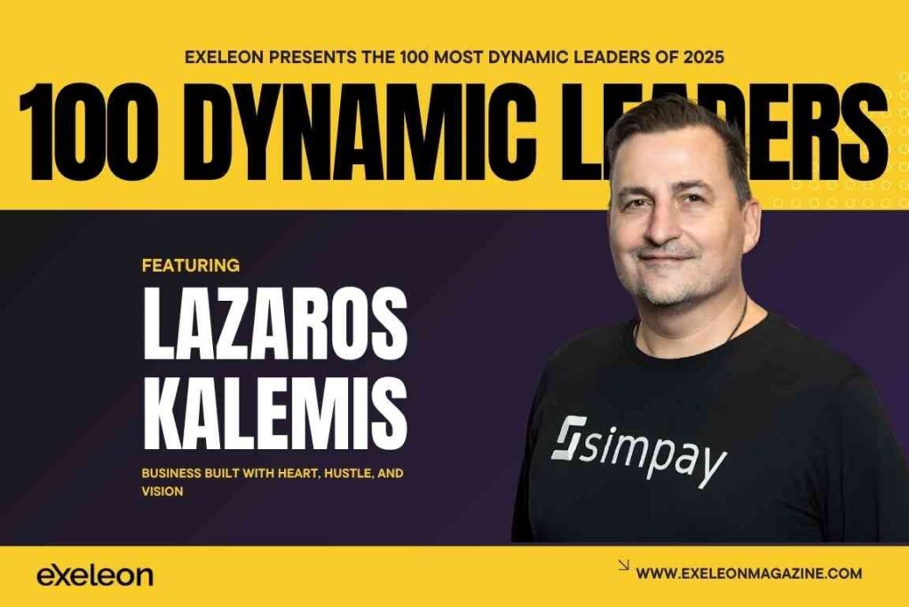 Lazaros Kalemis Exeleon Magazine 100 Dynamic Leaders of 2025