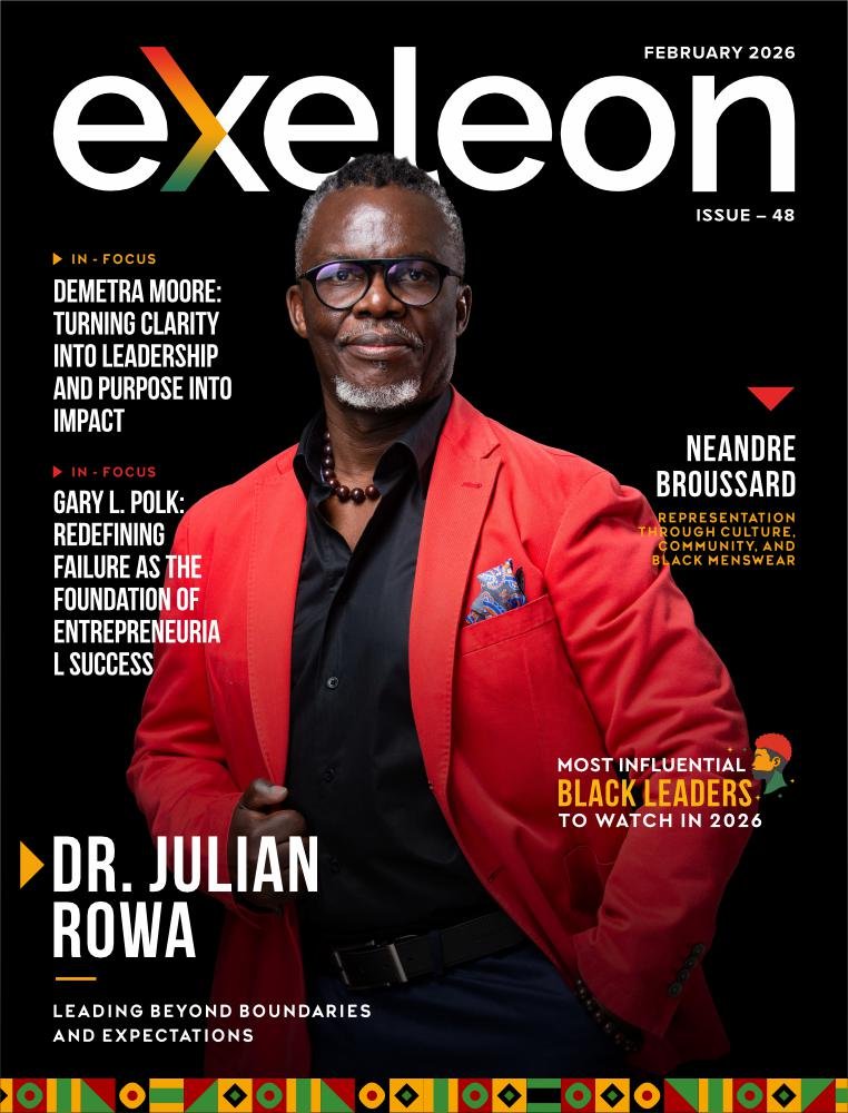 Julian Rowa Exeleon Magazine Cover Page